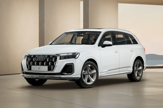 Audi Q7 Glacier White Metallic Color Image